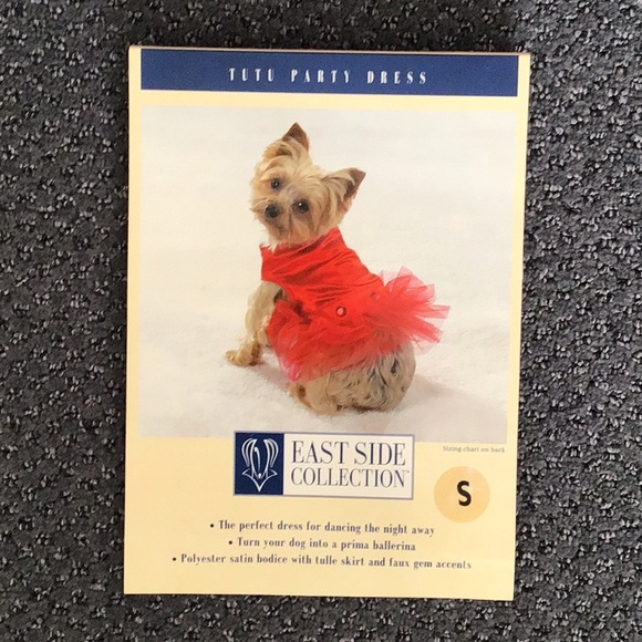 NWOT Dog Party Dress & Raincoat - Picture 3 of 4